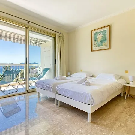 Nice Sea View Pool Parking 1mn Walk From Beach Cannes
