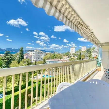 Nice Sea View Pool Parking 1mn Walk From Beach